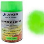 green colour spray paint