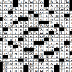 nomadic army crossword clue