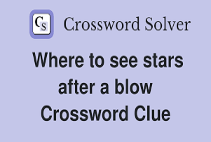 where to see stars after a blow crossword