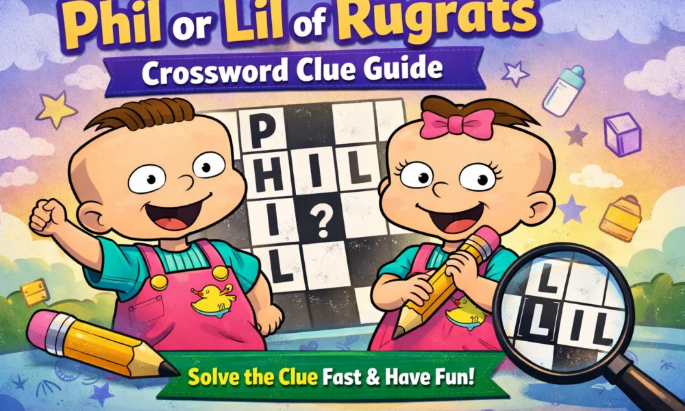 phil or lil of rugrats crossword